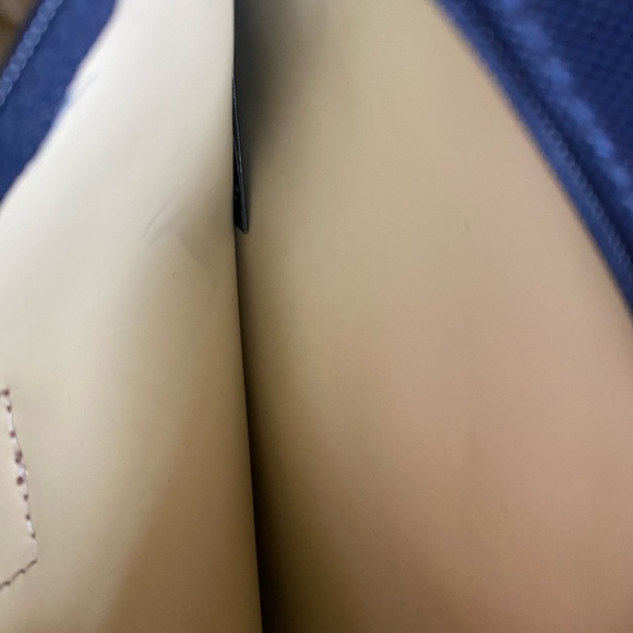 Ralph Lauren Navy Tote with Brown Leather Straps - Picture 7 of 8